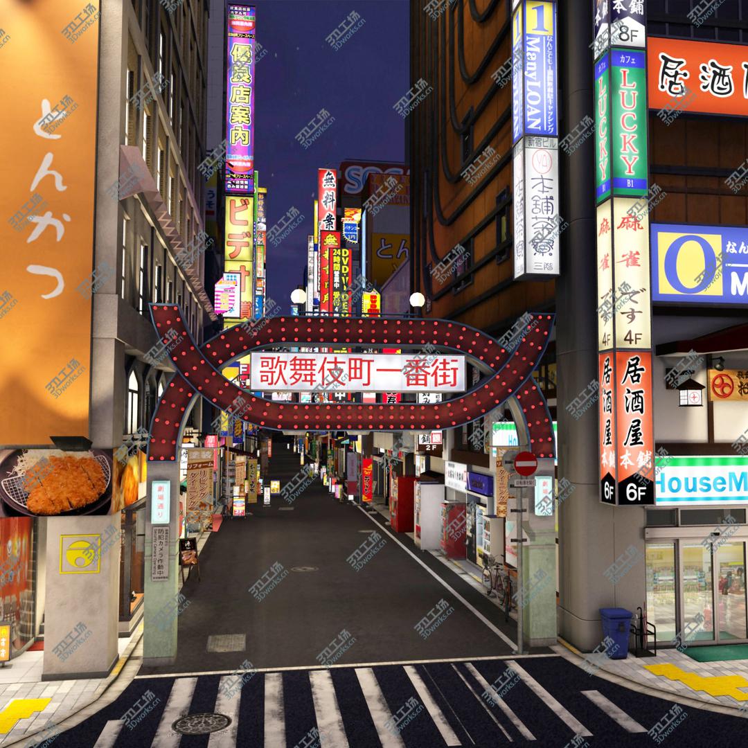 images/goods_img/202105071/Japanese Streetscape Kabukicho model/1.jpg
